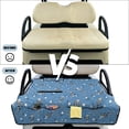 thumbnail image 6 of COEQINE All-Season Golf Cart Seat Protection, 4 Pockets Quilted Cover with Handle, Folds Like a Tote for Carry, Universal Fits Most 2-Seater Carts, Skeleton Cowboy Golf Blue, 6 of 8