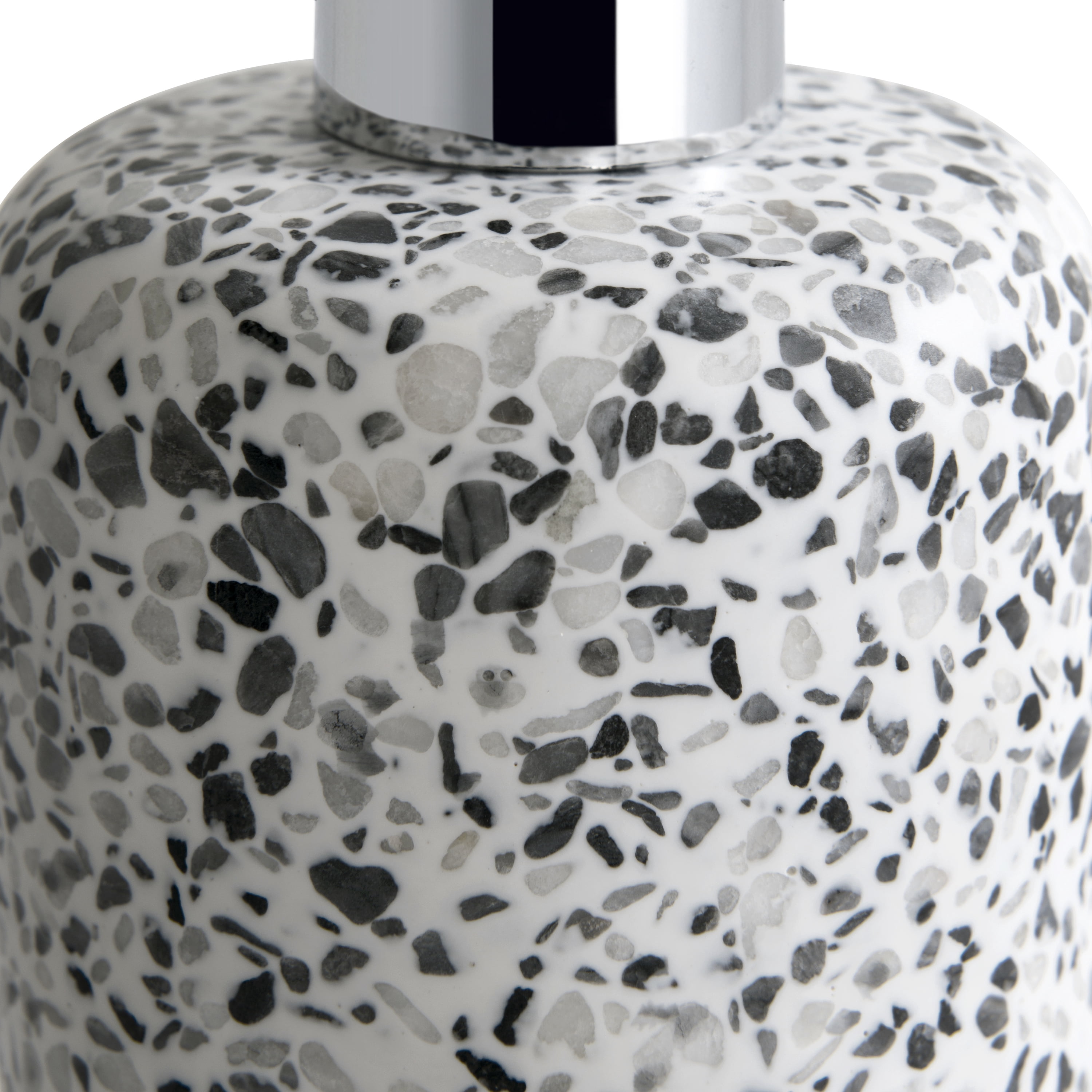 Better Homes & Gardens Resin Terrazzo Lotion Pump in Greys