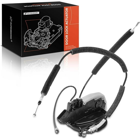 A-Premium Door Latch Lock Actuator Compatible with Nissan Vehicles - Versa 2012-2019, Sedan, with Power Locks - Rear Left Driver Side, Replace# 82501-3BA1A, 825013BA1A