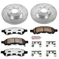 thumbnail image 3 of PowerStop Front Z36 Truck & Tow Carbon-Fiber Ceramic Brake Pad and Drilled and Slotted Rotor Kit Fits: CHEVROLET SAAB Select Models K1453-36, 3 of 9