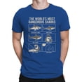 thumbnail image 2 of The World's Most Dangerous Sharks Men's T-shirt, 2 of 3