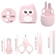 thumbnail image 2 of Kit de manicura para bebé con búho de dibujos animados, sistema de cuidado de uñas para bebé 4 en 1 con estuche bonito, sistema de cuidado para bebé, 2 of 5