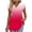 Pink, variant on Womens Short Sleeve Tunic Tops V Neck Gradient Color Pleated High Waist Flowy Summer Blouses, Loose Fit Pullover Fashion Clothes 2026 Ruffle Flutter Sleeve Tee