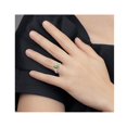 thumbnail image 4 of 2/5 Carat (ctw) Oval Peridot Ring in Sterling Silver, 4 of 4