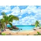 thumbnail image 3 of Cuadros en lienzo con paisajes de playa y vistas al mar, imágenes de árboles de coco, palmeras tropicales, pósteres de arte de pared para decoración del hogar, 3 of 5