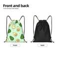 thumbnail image 2 of Yiaed Avocado Print Drawstring Bags Drawstring Backpack Bulk String Back Pack Gym Sport Bag-Medium, 2 of 5