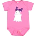 thumbnail image 3 of Inktastic Little Ghost, Cute Ghost, Ribbon, Halloween Girls Baby Bodysuit, 3 of 5