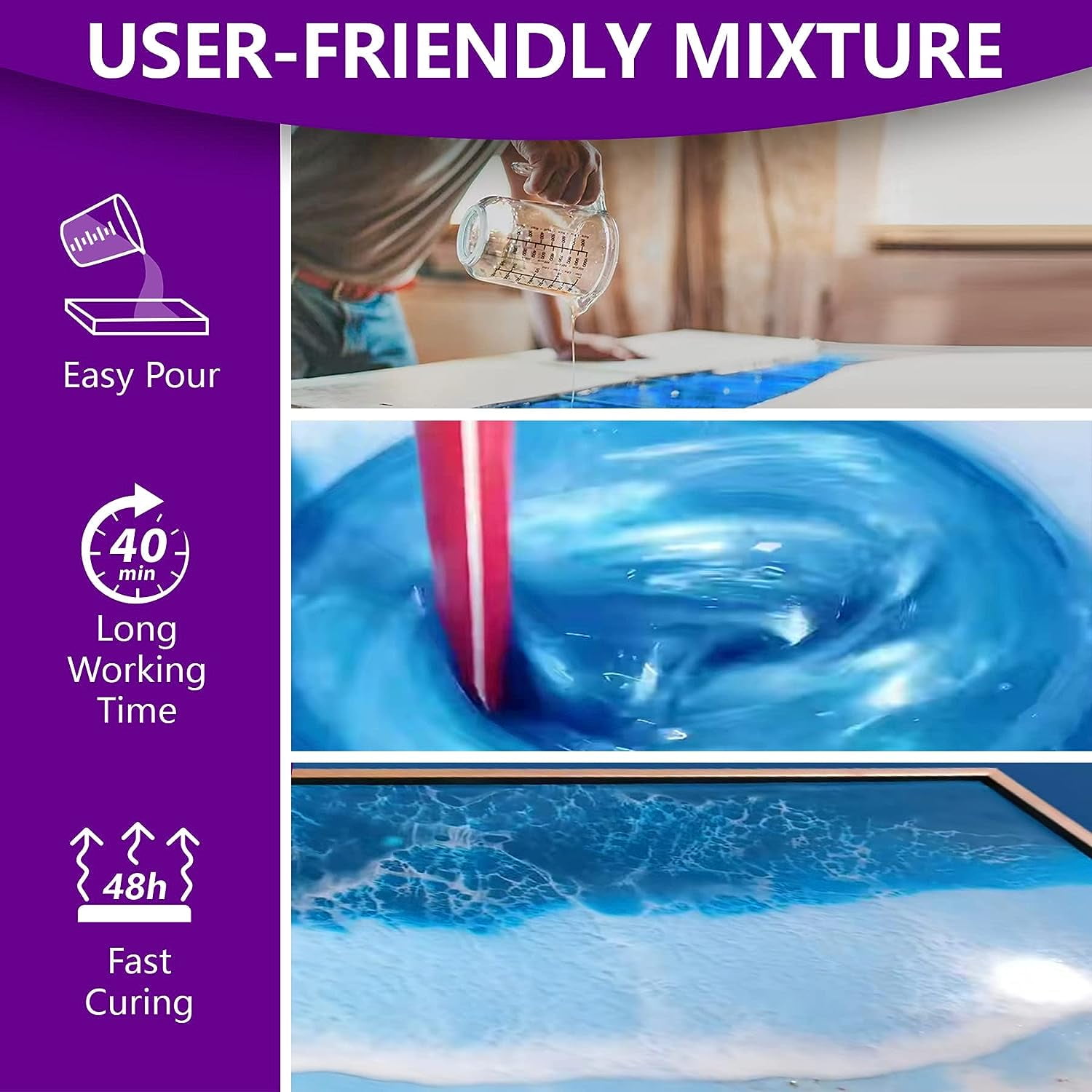 Demorex Bubble-Free High-Performance Epoxy Resin Kit