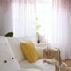 thumbnail image 4 of Cortina de Ventana de Poliéster, Cenefas de Gasa, Decretación Elegante para Dormitorio, Sala de Estar, 4 of 7