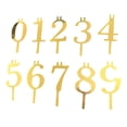 thumbnail image 1 of relayinert Digital Birthday Cake Candlestick Set With Customizable Number Combination Brightens Every Special Occasion Or Date gold, 1 of 6