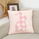 thumbnail image 1 of Cojín de Pascua con forma de huevo | Funda de poliéster de doble cara | Cojín decorativo de 45 x 45 cm | Bonita decoración navideña | Reposacabezas para sofá cama, sala de estar, dormitorio y oficina, 1 of 5