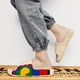 thumbnail image 3 of Qarigey 1 par de toboganes de verano para hombres y mujeres, sandalias portátiles para fiestas en la piscina, estilo informal, zapatillas de Calzado Beige Tamaño 29-30, 3 of 5