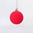 thumbnail image 2 of Large Velvet Christmas Ball Ornaments, Shatterproof Plastic Hanging Baubles for Xmas Tree Outdoor Indoor Hanging Decor, 2 of 7