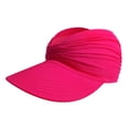 thumbnail image 2 of TOPTIE Sun Visor Hat Wide Brim Foldable Elastic Hat Quick-Dry-Hot Pink, 2 of 6