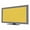 Yellow, variant on Orange Geometric TV Dust Cover,Stretchable TV Screen Desktop Computer Protector Cover,Modern Key Greek Design Abstract Art Television Dustproof Slipcover for 19–24 Inch Flat or Curved TVs