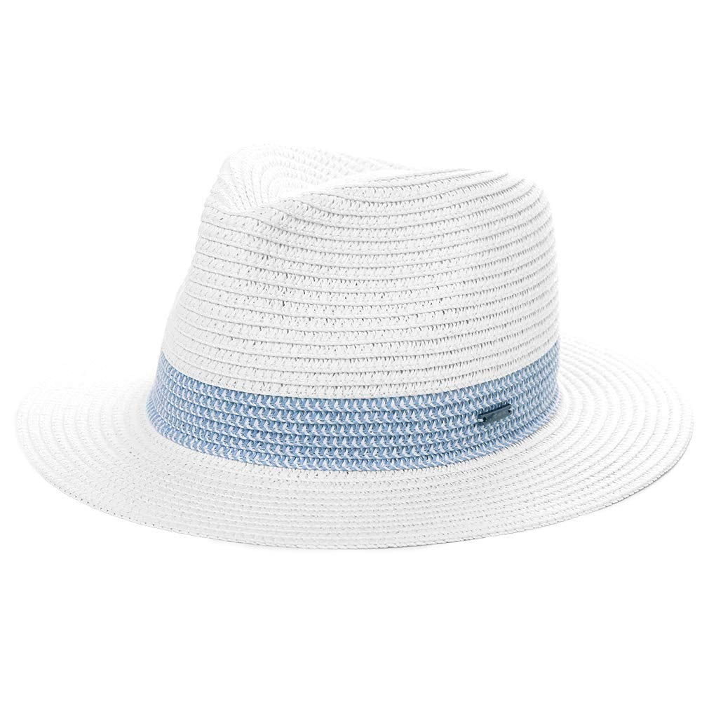 Comhats Packable Straw Fedora Summer 