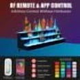 thumbnail image 3 of Bingirl 3 Tier 40 Inch Bottle Display Shelf Bar Shelves with Remote & App Control, 16 Colors, 4 Music Modes, Acrylic Lighted Bottle Display for Liquor Shelves, 3 of 6