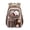 Z43-Brown, variant on FUZHIQ School Backpack with Clear Display Window for 4th 5th 6th 7th Grade, Multi Compartment Bookbag with Plush Star Charm, Casual Elementary Middle School Bag, Brown