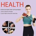 thumbnail image 4 of corde Sauter Sans Fil Pour Le Fitnessvert, Sans Enchevtrement, Corde Sauter Leste Avec Poignes En Mousse Mmoire De Forme Pour Exercices Hommes,, 4 of 5