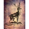 thumbnail image 2 of Lewis, Sheldon 12x14 Gold Ornate Wood Framed with Double Matting Museum Art Print Titled - Vintage Cabin, 2 of 4