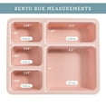 thumbnail image 5 of Austin Baby Co Bento Lunch Box for Toddler and Kids – Silicone Lunch Container with 5 Leak-Proof Compartments – Food-Safe Materials, Sturdy, Dishwasher Safe, and BPA Free (Ripe Peach), 5 of 9