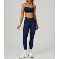 thumbnail image 7 of PISONIC Two Piece Workout Sets For Women Sport Bra Matching High Waist Scrunch Butt Leggings Gym Yoga Active Wear Outfits, 7 of 7