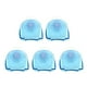 thumbnail image 1 of 5 piezas de plástico con ventosa para pared, soporte para maquinilla de afeitar, organizador de baño Azul, 1 of 9