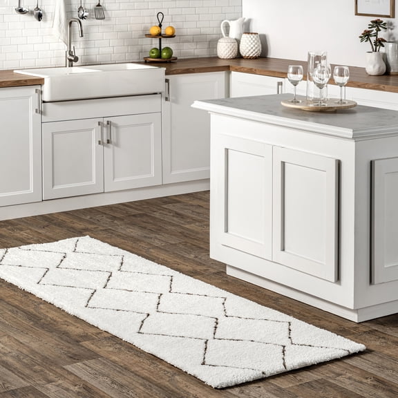 nuLOOM Hand Tufted Corinth Area Rug, 2' 6" x 8', Runner, Corinth Natural