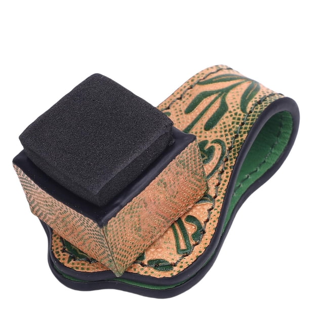 Porte-craie pour Queue de Billard, Porte-Craie Magnétique en Cuir pour Rangement Rouge, Bleu, Vert