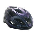 thumbnail image 3 of Casco de bicicleta Perfecl Casco de ciclismo Correa de barbilla ajustable Púrpura Negro, 3 of 8