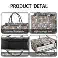 thumbnail image 4 of Large Capacity Tote Bag,Baseball Items Pattern Handbag Fashion Luxury Tote Bag,15.7"x13"x 5.1" Inches,Laptop Compatible, 4 of 6