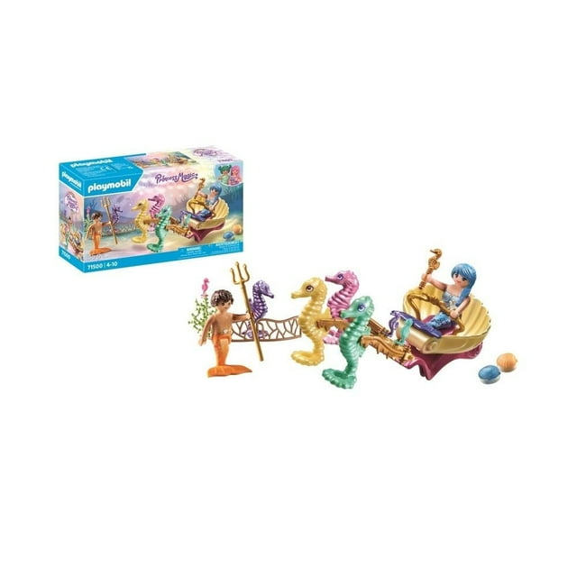 Set de Juego Playmobil Princess Magic Sirenas con caballitos de mar 35 Piezas
