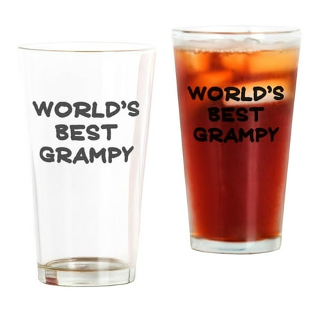 CafePress - Worlds Best Grampy - Pint Glass, Drinking Glass, 16 oz. (Best Bars In The World)