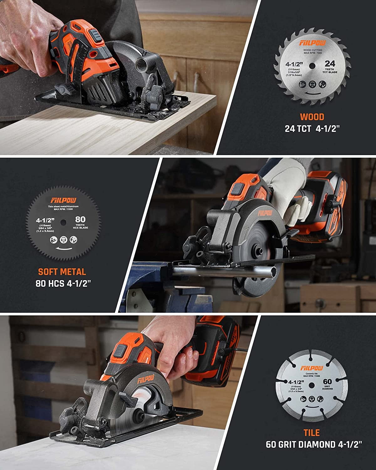 4 inch cordless circular saw hot sale