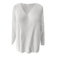 thumbnail image 4 of Winter Sweaters for Women Casual Oversized Pullover Sweater Soft Long Sleeve Crewneck Knit Top for Fall Winter Comfort Wear Cozy Loungewear, 4 of 4