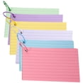 thumbnail image 1 of 1 Set Index Cards with Holes Punched Flash Cards with Rings Studying Note Cards for Adults, 1 of 5