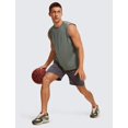 thumbnail image 3 of Remera sin mangas para hombre CRZ YOGA de secado rápido gris talla grande, 3 of 5