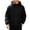 Black, variant on Hooded Lightweight Windproof Jacket Men Hooded Zip Up Breathable Casual Outdoor Jacket Army Green XXXL