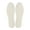 White-35 to 36, variant on Barefoot Shoe Pads 4 Pairs Latex Base Absorbent Terry Cloth Fabric Shoe Inserts Insoles for Odor Control Feet Size 35-46