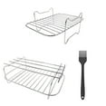 thumbnail image 1 of Oven Grill Rack Airer Fryer Rack Double Pot Accessories Oven Grill Steam Rack Airer Fryer Double Pot, 1 of 9