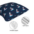 thumbnail image 4 of Throw Pillow Covers, Big Mouth Shark Soft Square Pillow Cases with Invisible Zipper for Couch Bed Sofa, Farmhouse Fall Home Decor 12"x12", 4 of 7