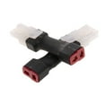 thumbnail image 4 of 2pcs Tamiya Head Male to Deans Style T Plug Female Connector Adapter Convertor, 4 of 8