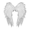 thumbnail image 2 of Accesorios de disfraz de alas de ángel para cosplay para fiestas temáticas de Halloween y festivales. Blanco, 2 of 8