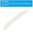 thumbnail image 4 of Unique Bargains Bone Folder Creaser, Paper Creaser Arc Shape Scoring Folding Creasing Origami Tool, White-2, 4 of 7