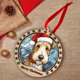 thumbnail image 4 of Wire Fox Terrier Christmas Dog Ornament, Wire Fox Terrier Dog Christmas Stained Glass, Wire Fox Terrier Dog Suncatcher Christmas Tree Decor, Xmas Dog Gift, 4 of 4