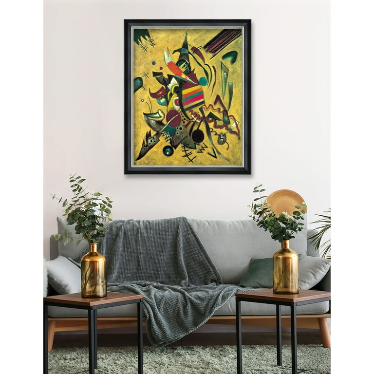 DECORARTS - Abstract Art(Stained Glass Pattern), Giclee Prints abstract  modern canvas wall art for Wall Decor. 30x24 x1.5