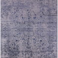 thumbnail image 1 of Ahgly Company Tapis d'Intérieur Carré Mid-Century Moderne Pourpre Zone Orientale Pourpre, 4' Carré, 1 of 6