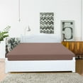thumbnail image 6 of PiccoCasa 200TC Cotton Fitted Sheet 15" Drop Pocket, Chocolate Color Twin, 6 of 6