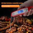 thumbnail image 4 of YAOMOBB Grill Thermometer Foldable Meat Thermometer Backlight Calibration LCD Display for Fast Precise Cooking, 4 of 7