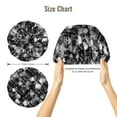 thumbnail image 5 of Logiee Seamless Pattern With Skulls Print Silk Bonnet Satin Bonnet for Sleeping Women and Men,Double Layer Hair Bonnet for Curly Braids Hair, 5 of 6